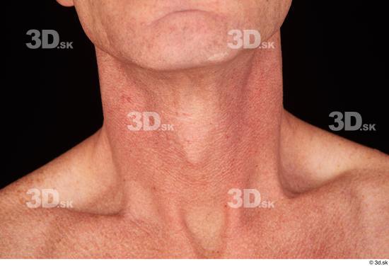 Neck Man White Average Studio photo references