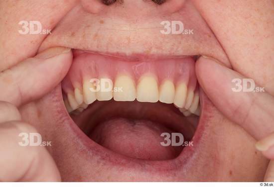 Teeth Woman White Chubby Studio photo references