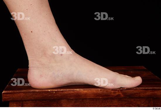 Foot Woman White Nude Chubby Studio photo references