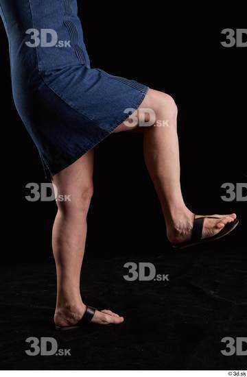 Leg Woman White Shoes Jeans Dress Chubby Studio photo references