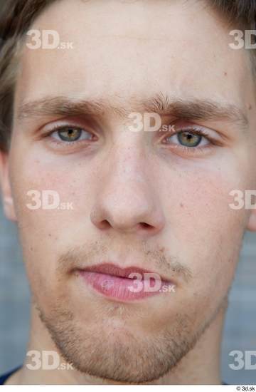 Face Nose Man White Casual Slim Street photo references