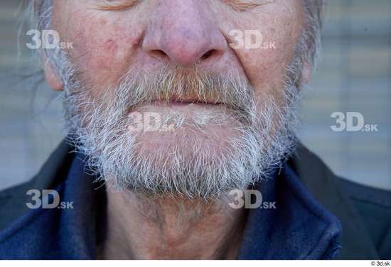 Mouth Man White Casual Average Bearded Street photo references