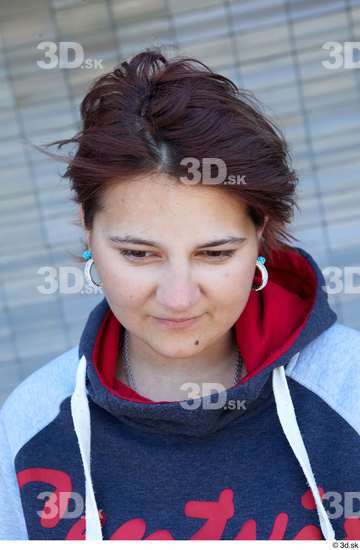 Head Hair Woman White Casual Average Street photo references