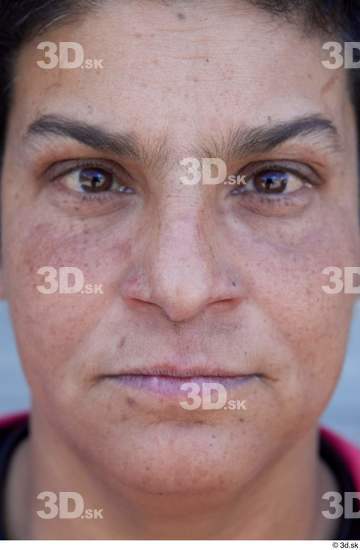 Face Nose Woman White Casual Chubby Street photo references