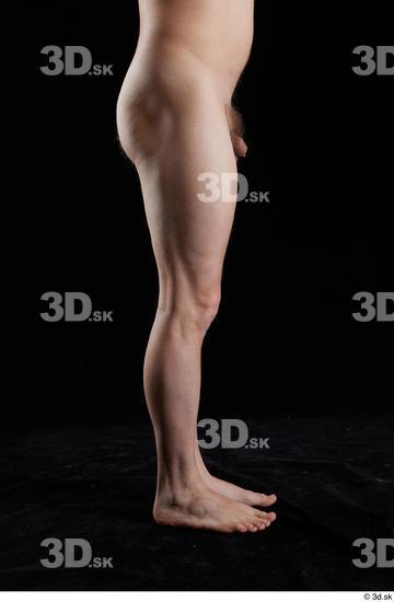 Leg Man White Nude Average Studio photo references