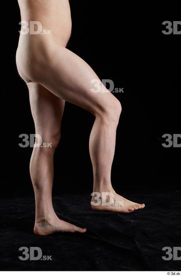 Leg Man White Nude Average Studio photo references