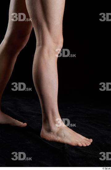 Calf Man White Nude Average Studio photo references