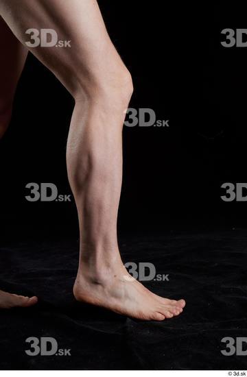 Calf Man White Nude Average Studio photo references