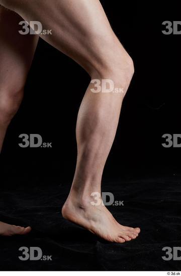 Calf Man White Nude Average Studio photo references