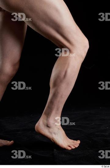 Calf Man White Nude Average Studio photo references