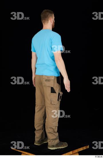 Whole Body Man White Shoes Shirt Trousers Average Standing Studio photo references