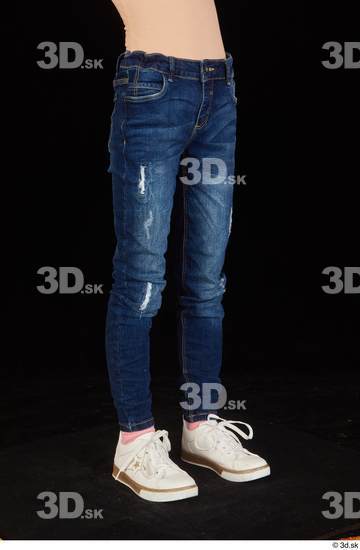 Leg Woman Jeans Slim Studio photo references