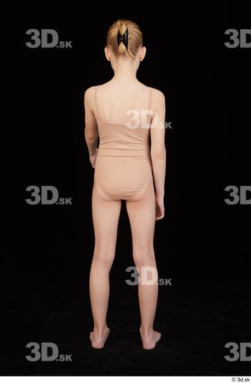 Whole Body Woman Underwear Slim Standing Studio photo references