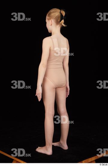 Whole Body Woman Underwear Slim Standing Studio photo references