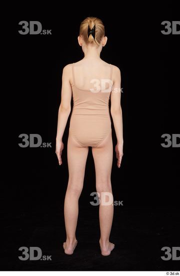 Whole Body Woman Underwear Slim Standing Studio photo references