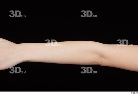 Forearm Woman Slim Studio photo references