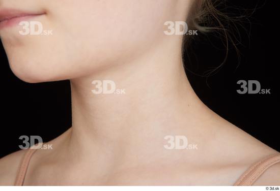 Neck Woman Slim Studio photo references