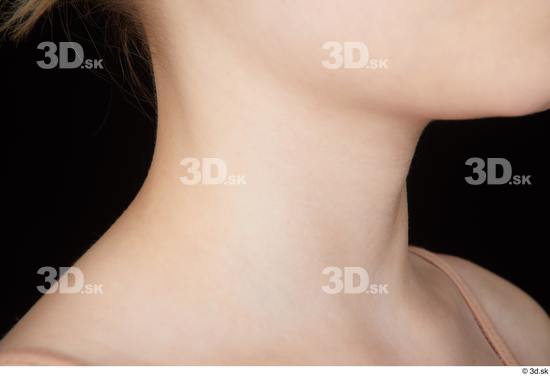 Neck Woman Slim Studio photo references