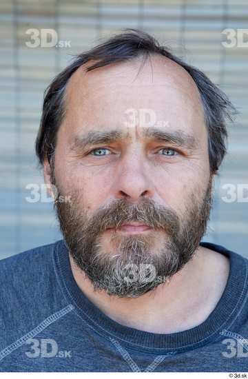 Face Head Man White Casual Average Bearded Street photo references