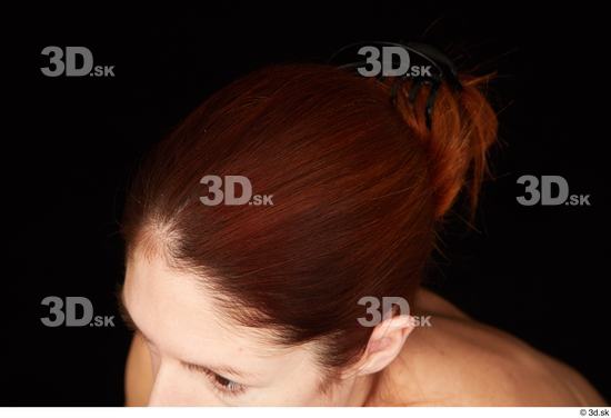 Hair Woman White Slim Pregnant Studio photo references