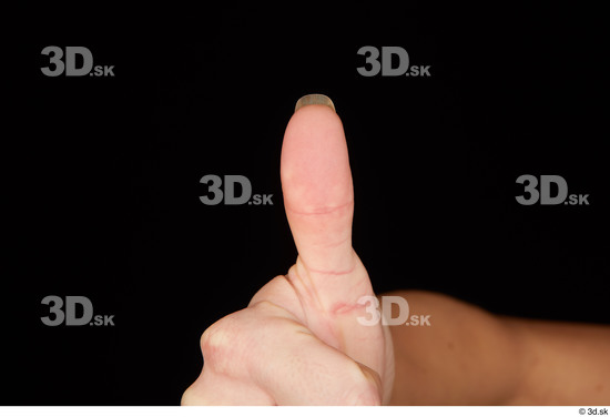 Fingers Woman White Slim Pregnant Studio photo references