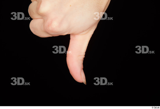 Fingers Woman White Slim Pregnant Studio photo references