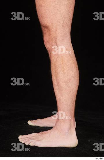 Calf Man White Nude Muscular Studio photo references