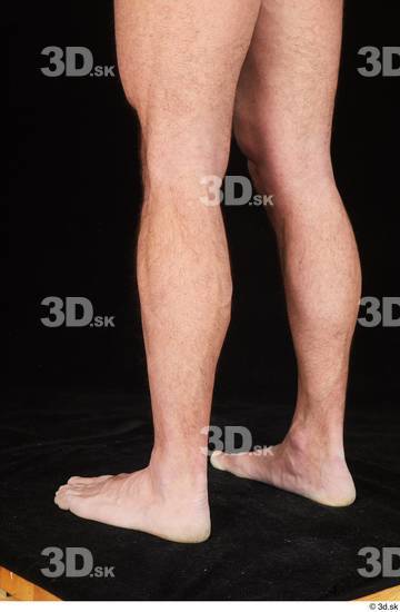 Calf Man White Nude Muscular Studio photo references