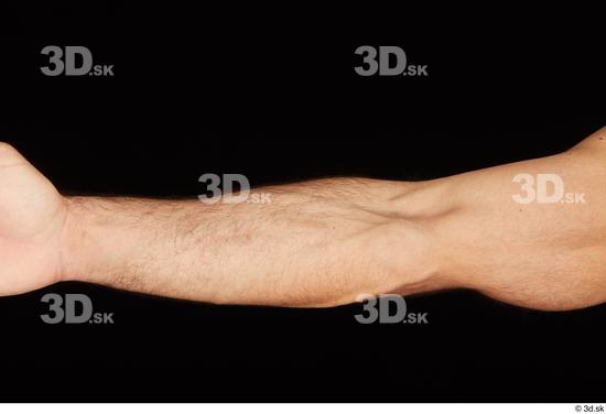 Forearm Man White Nude Muscular Studio photo references