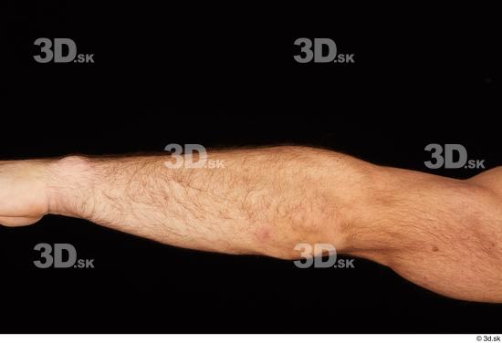 Forearm Man White Nude Muscular Studio photo references