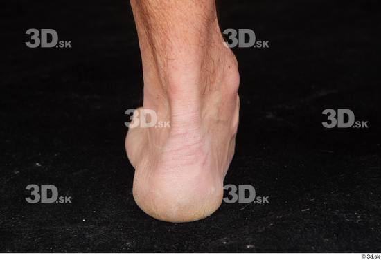 Foot Man White Nude Muscular Studio photo references