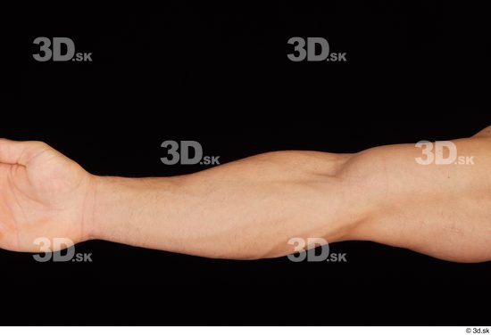 Forearm Man White Nude Muscular Studio photo references