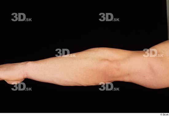 Forearm Man White Nude Muscular Studio photo references