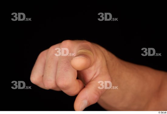 Fingers Man White Muscular Studio photo references