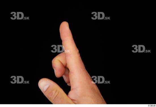 Fingers Man White Muscular Studio photo references