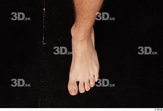 Foot Man White Nude Slim Studio photo references