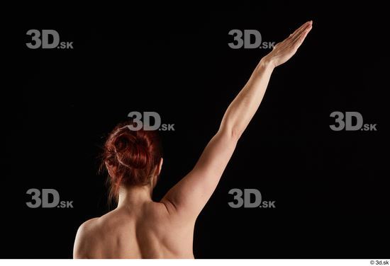 Arm Back Woman White Nude Pregnant Studio photo references