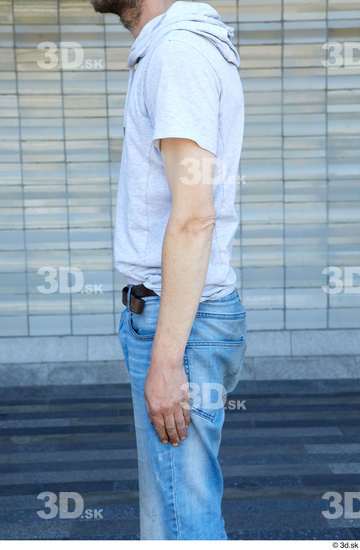 Arm Upper Body Man White Casual Slim Street photo references