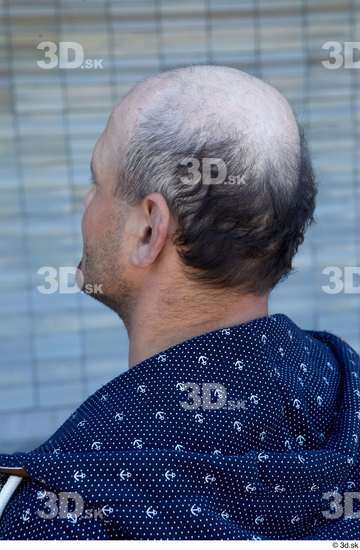 Head Hair Man White Casual Chubby Street photo references