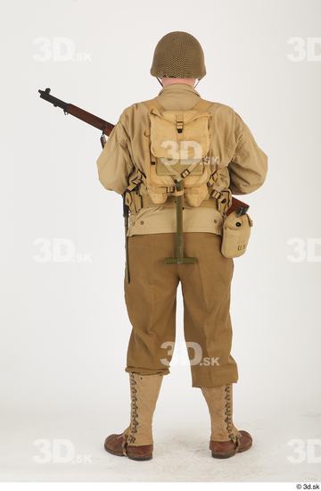 Whole Body Man White Army Uniform Average Standing Clothes photo references