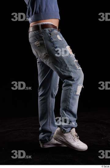 Leg Man White Jeans Slim Studio photo references