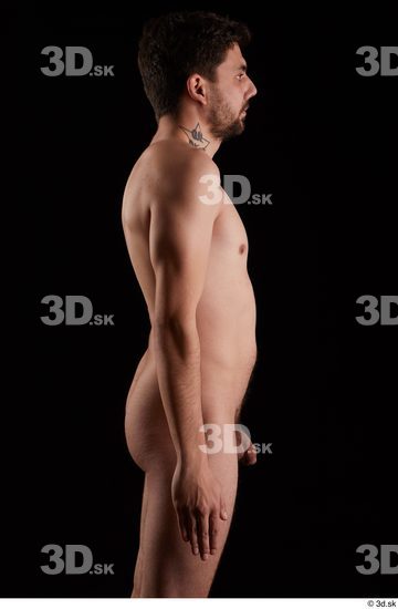 Arm Man White Nude Slim Studio photo references