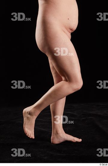 Calf Woman White Nude Chubby Studio photo references