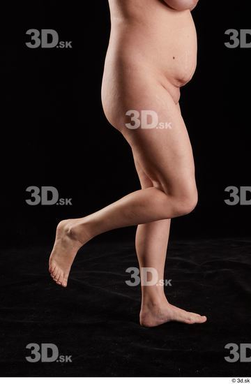 Calf Woman White Nude Chubby Studio photo references