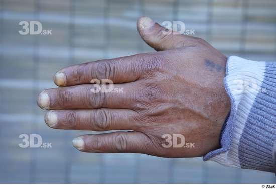 Hand Man White Casual Slim Street photo references