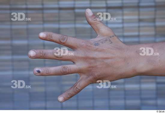 Hand Man White Tattoo Sports Slim Street photo references