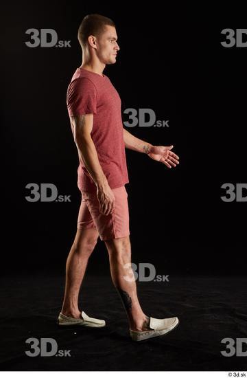 Man White Athletic Male Studio Poses