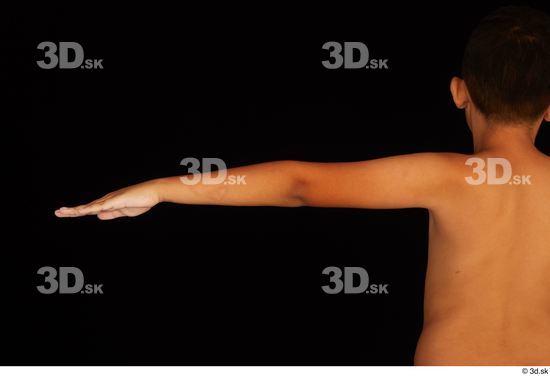 Arm Man White Nude Slim Studio photo references