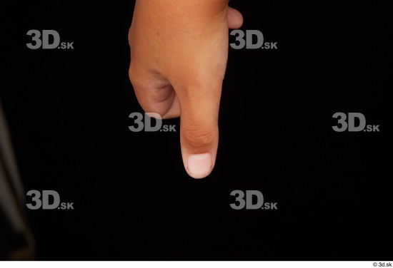 Fingers Man White Slim Studio photo references