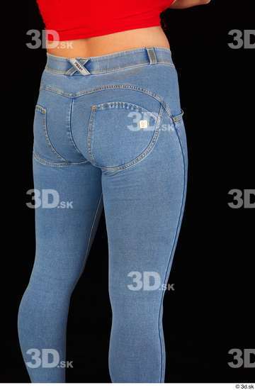 Daisy Lee blue jeans casual dressed thigh  jpg